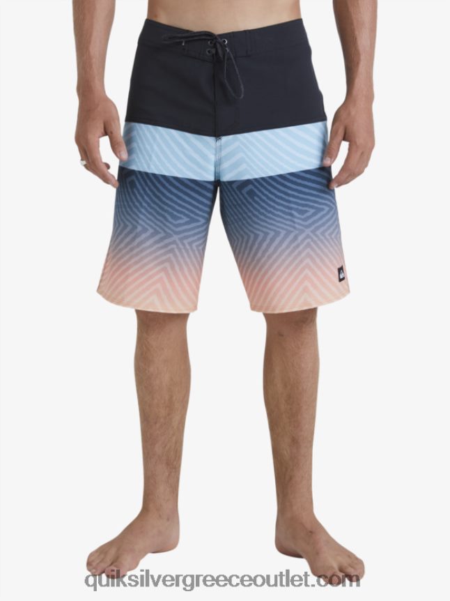 surfsilk panel 20 boardshorts Quiksilver άνδρες 66LP84136 ασφαλτικό σκυρόδερμα