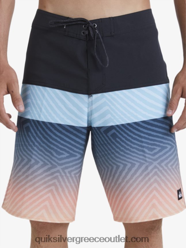 surfsilk panel 20 boardshorts Quiksilver άνδρες 66LP84136 ασφαλτικό σκυρόδερμα