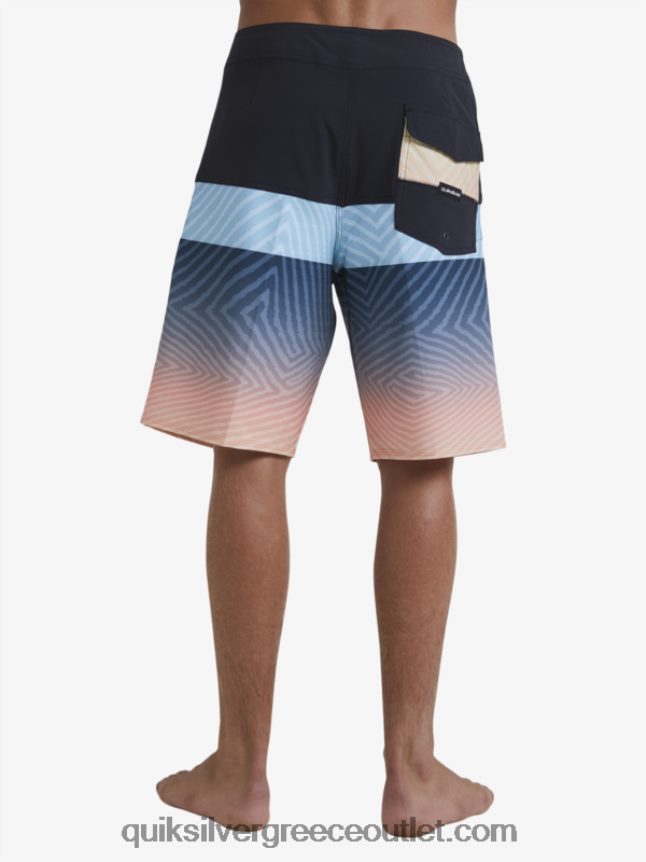 surfsilk panel 20 boardshorts Quiksilver άνδρες 66LP84136 ασφαλτικό σκυρόδερμα