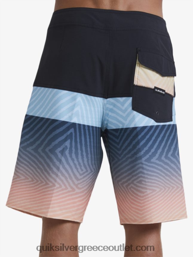 surfsilk panel 20 boardshorts Quiksilver άνδρες 66LP84136 ασφαλτικό σκυρόδερμα