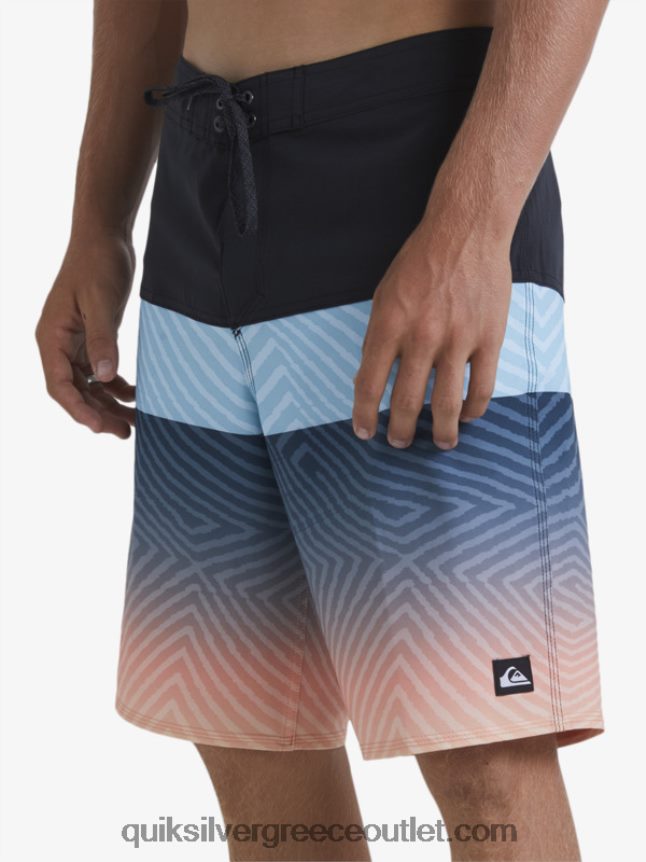 surfsilk panel 20 boardshorts Quiksilver άνδρες 66LP84136 ασφαλτικό σκυρόδερμα