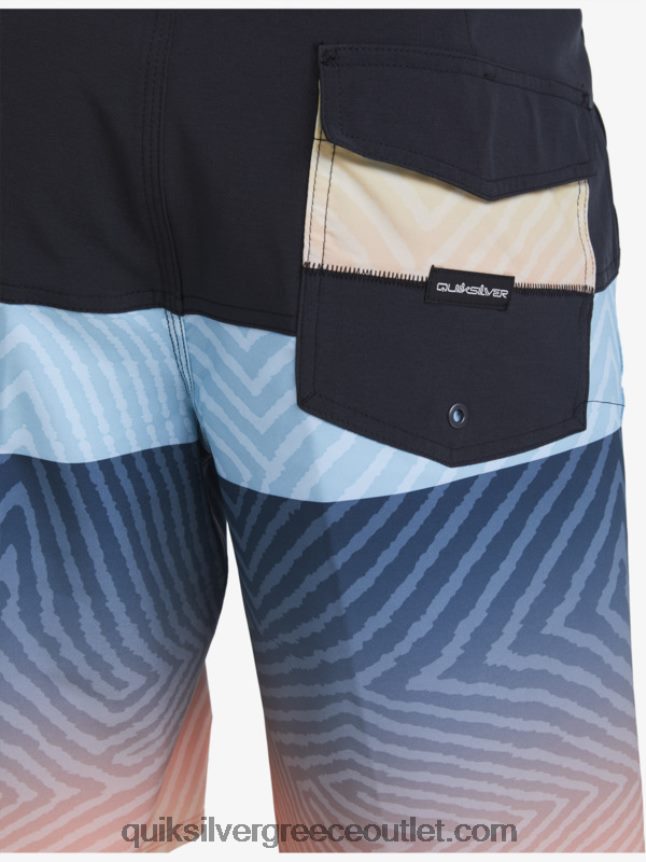 surfsilk panel 20 boardshorts Quiksilver άνδρες 66LP84136 ασφαλτικό σκυρόδερμα