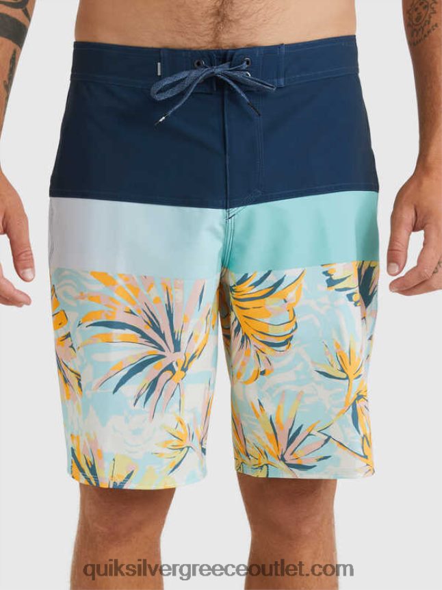 surfsilk panel 20 boardshorts Quiksilver άνδρες 66LP841450 διακριτικά μπλε