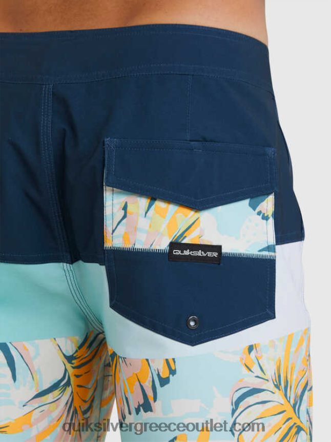 surfsilk panel 20 boardshorts Quiksilver άνδρες 66LP841450 διακριτικά μπλε