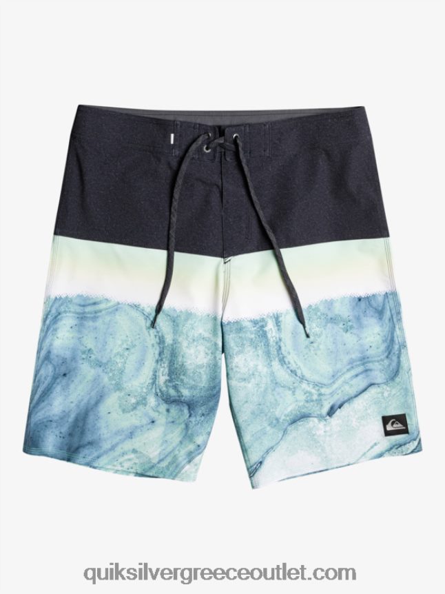 surfsilk panel 20 boardshorts Quiksilver άνδρες 66LP841451 πράσινη τέφρα