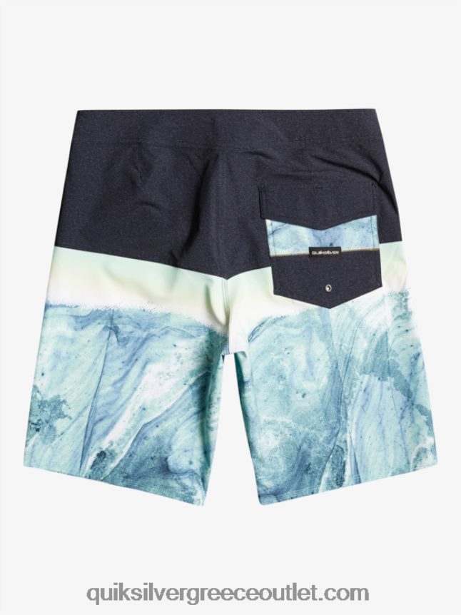 surfsilk panel 20 boardshorts Quiksilver άνδρες 66LP841451 πράσινη τέφρα