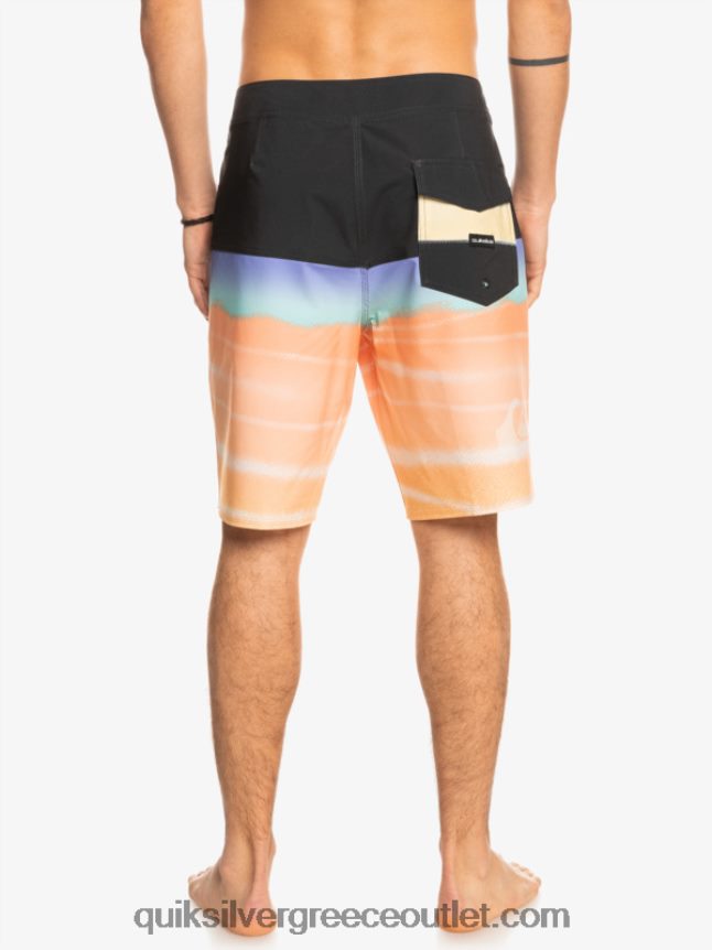 surfsilk panel 20 boardshorts Quiksilver άνδρες 66LP841452 πεπονάκι