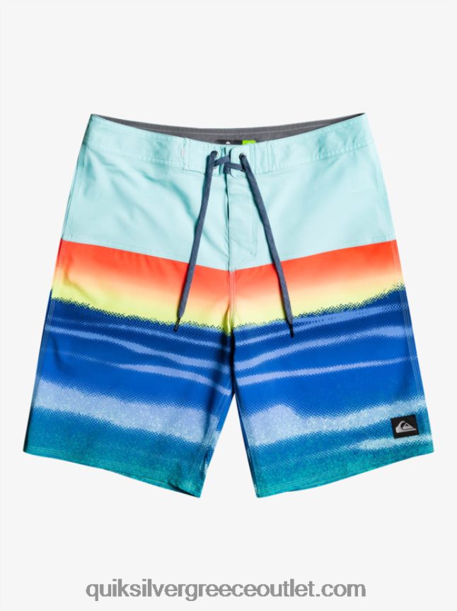 surfsilk panel 20 boardshorts Quiksilver άνδρες 66LP841455 πράσινο της πισίνας