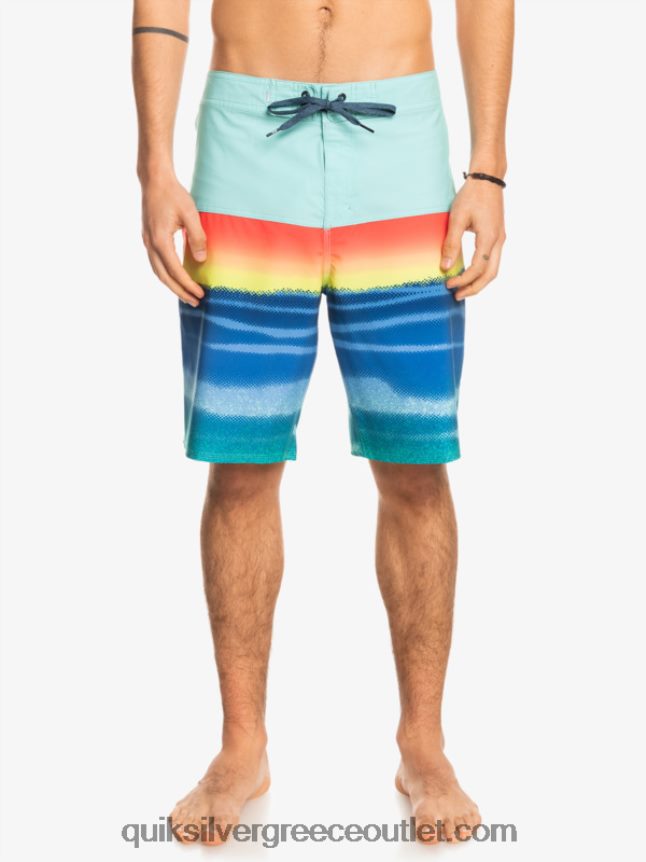 surfsilk panel 20 boardshorts Quiksilver άνδρες 66LP841455 πράσινο της πισίνας