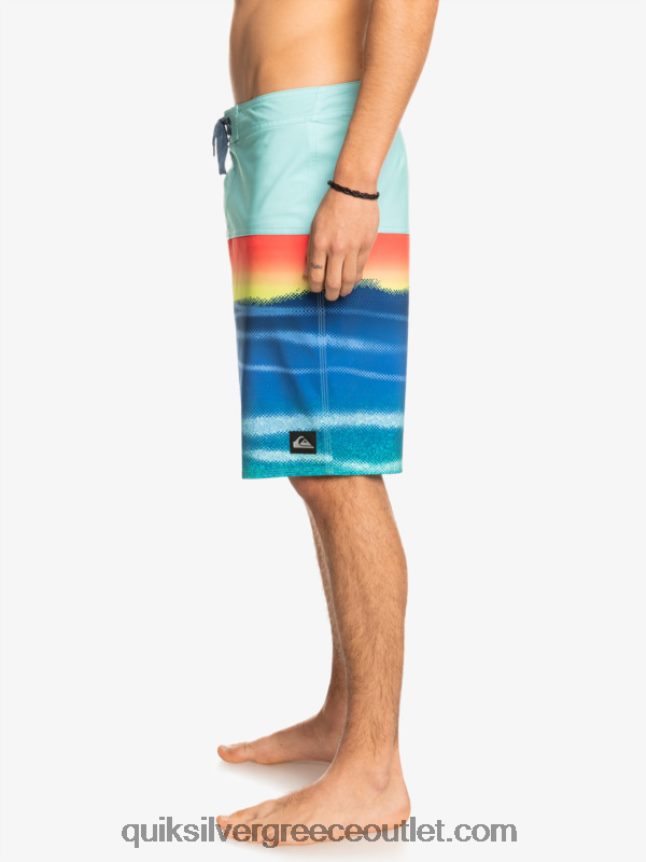 surfsilk panel 20 boardshorts Quiksilver άνδρες 66LP841455 πράσινο της πισίνας