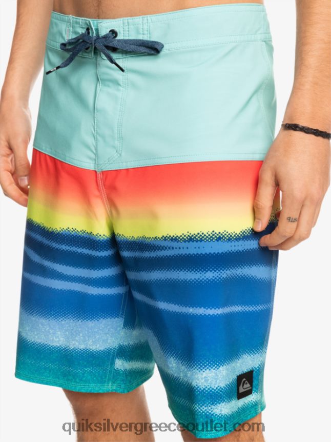 surfsilk panel 20 boardshorts Quiksilver άνδρες 66LP841455 πράσινο της πισίνας