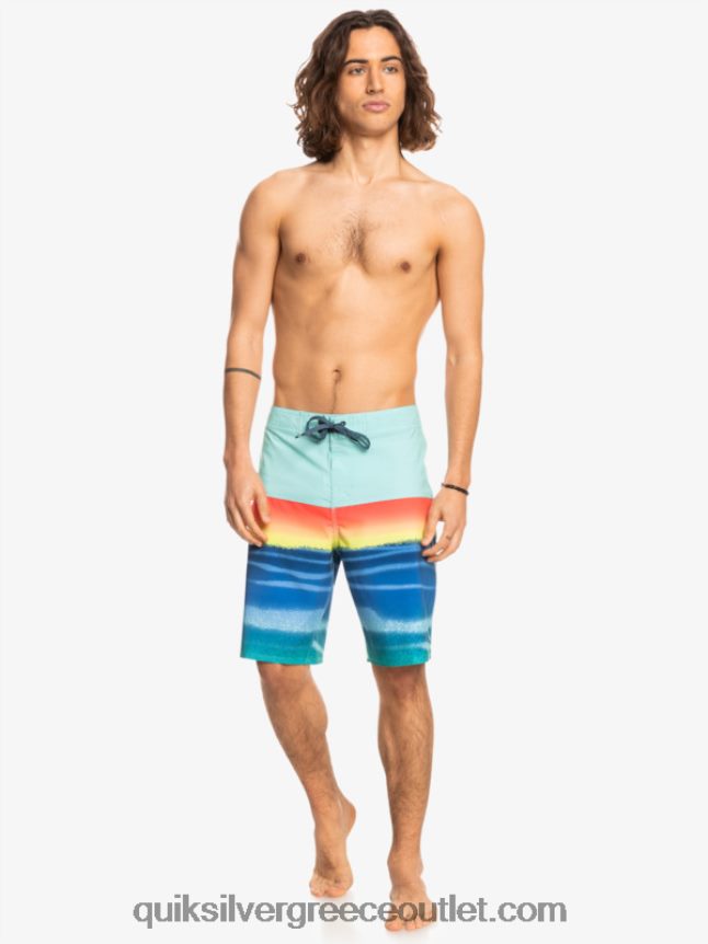 surfsilk panel 20 boardshorts Quiksilver άνδρες 66LP841455 πράσινο της πισίνας