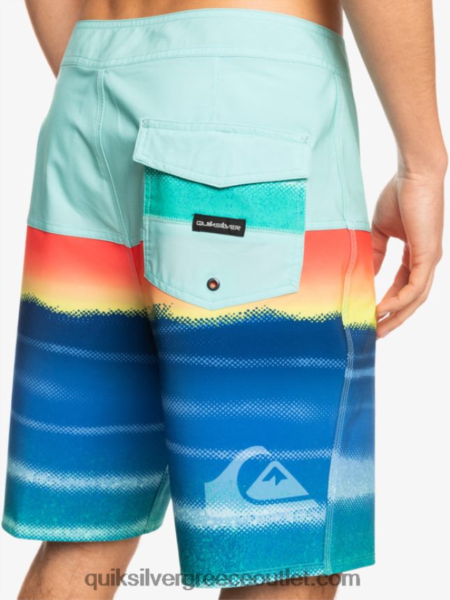 surfsilk panel 20 boardshorts Quiksilver άνδρες 66LP841455 πράσινο της πισίνας