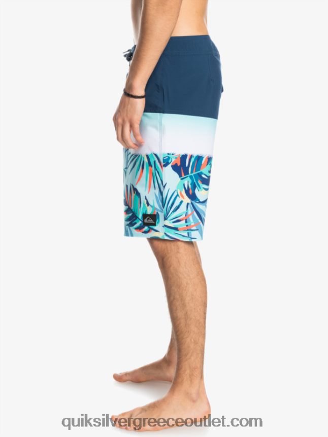 surfsilk panel 20 boardshorts Quiksilver άνδρες 66LP841456 διακριτικά μπλε