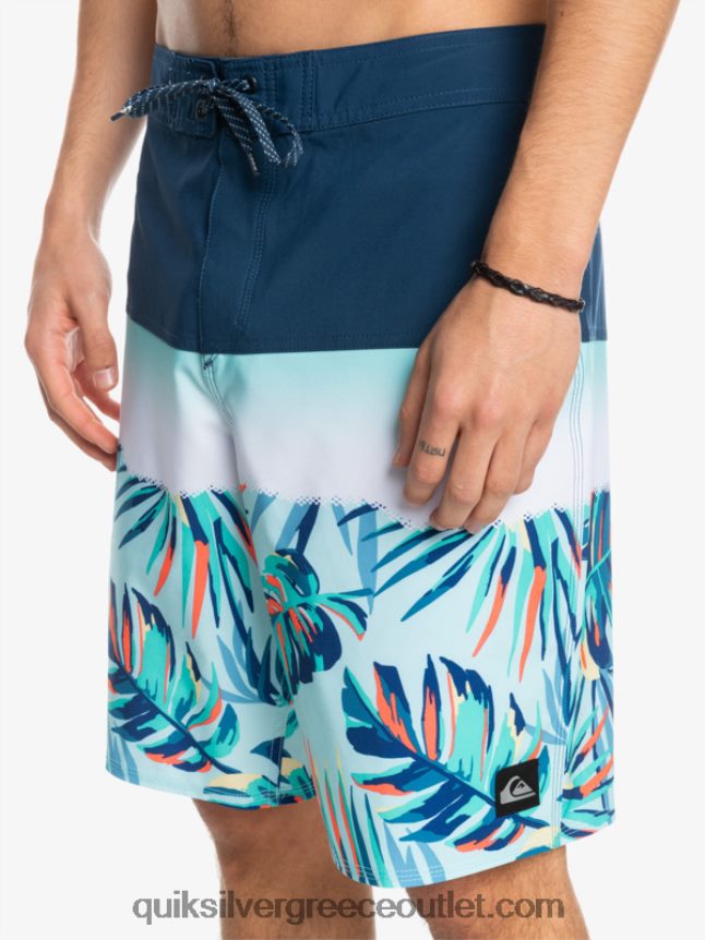 surfsilk panel 20 boardshorts Quiksilver άνδρες 66LP841456 διακριτικά μπλε