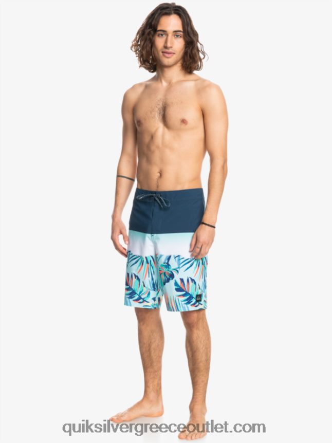 surfsilk panel 20 boardshorts Quiksilver άνδρες 66LP841456 διακριτικά μπλε