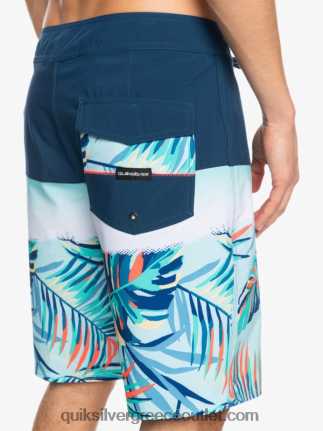 surfsilk panel 20 boardshorts Quiksilver άνδρες 66LP841456 διακριτικά μπλε