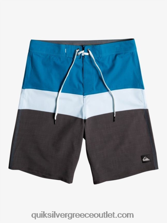 surfsilk panel 20 boardshorts Quiksilver άνδρες 66LP841462 μπλε γκρι