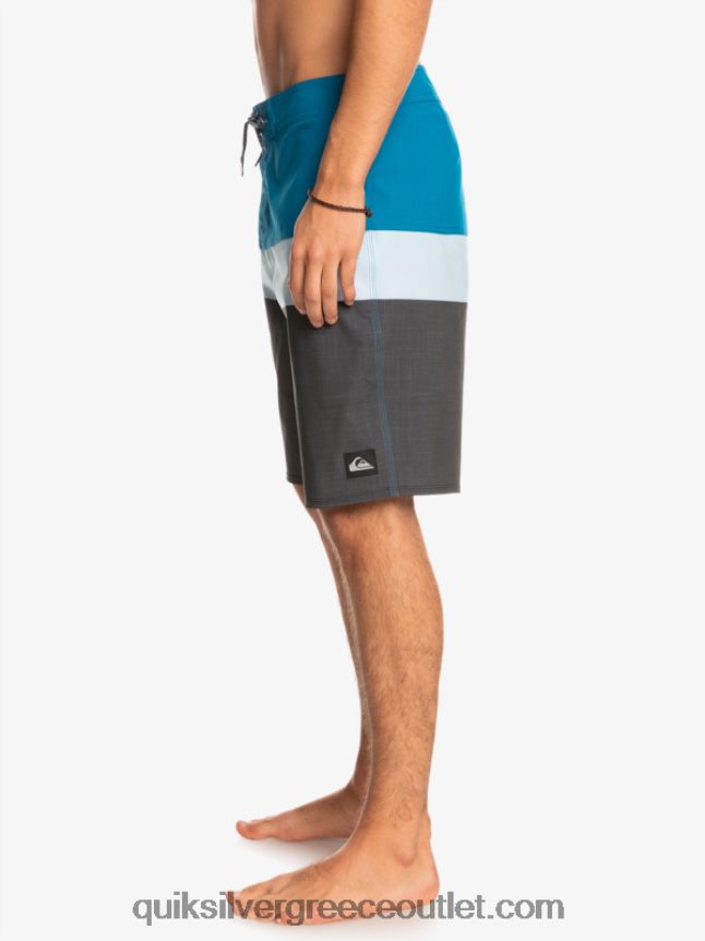 surfsilk panel 20 boardshorts Quiksilver άνδρες 66LP841462 μπλε γκρι