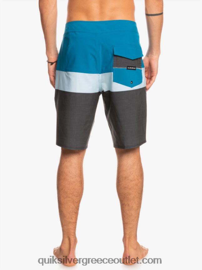 surfsilk panel 20 boardshorts Quiksilver άνδρες 66LP841462 μπλε γκρι