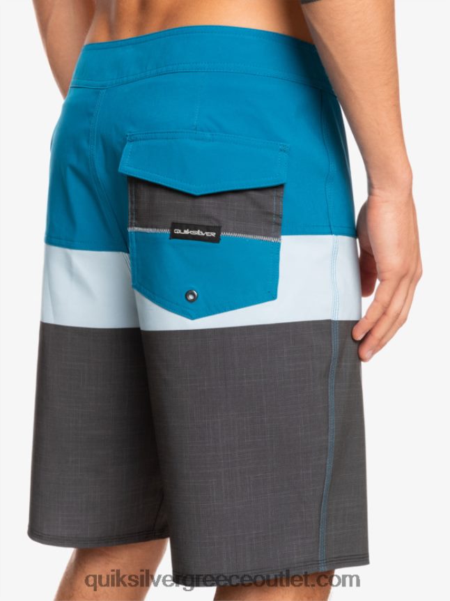 surfsilk panel 20 boardshorts Quiksilver άνδρες 66LP841462 μπλε γκρι