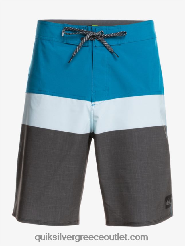 surfsilk panel 20 boardshorts Quiksilver άνδρες 66LP841462 μπλε γκρι