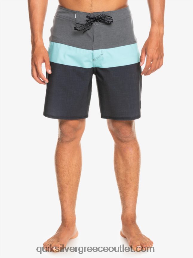 surfsilk panel 20 boardshorts Quiksilver άνδρες 66LP841464 μαύρος