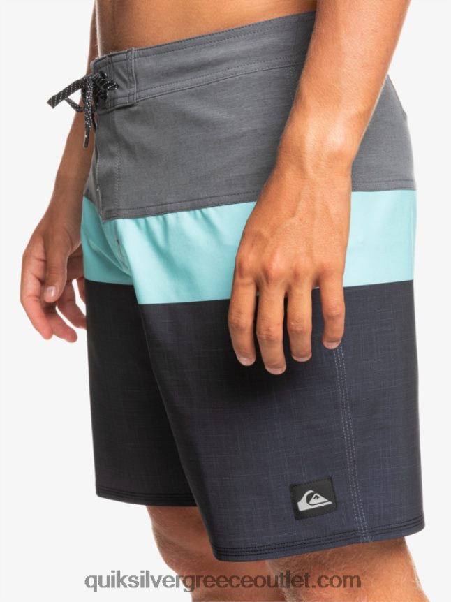 surfsilk panel 20 boardshorts Quiksilver άνδρες 66LP841464 μαύρος