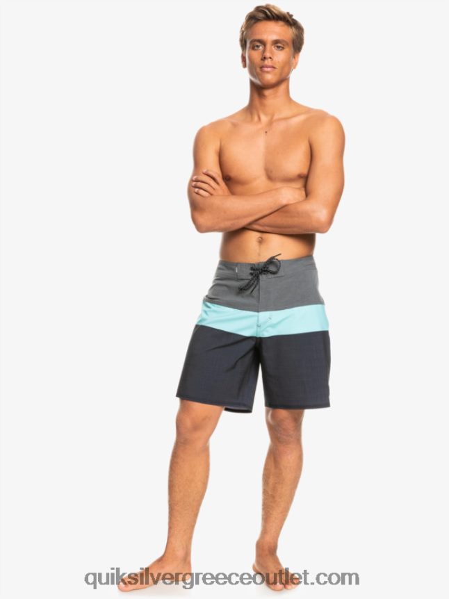 surfsilk panel 20 boardshorts Quiksilver άνδρες 66LP841464 μαύρος