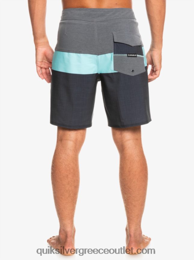 surfsilk panel 20 boardshorts Quiksilver άνδρες 66LP841464 μαύρος