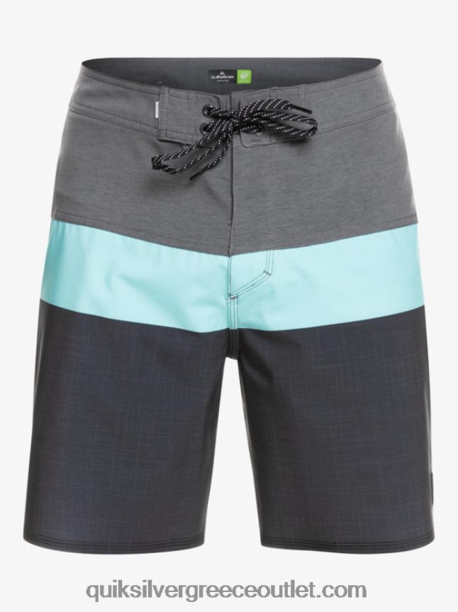 surfsilk panel 20 boardshorts Quiksilver άνδρες 66LP841464 μαύρος