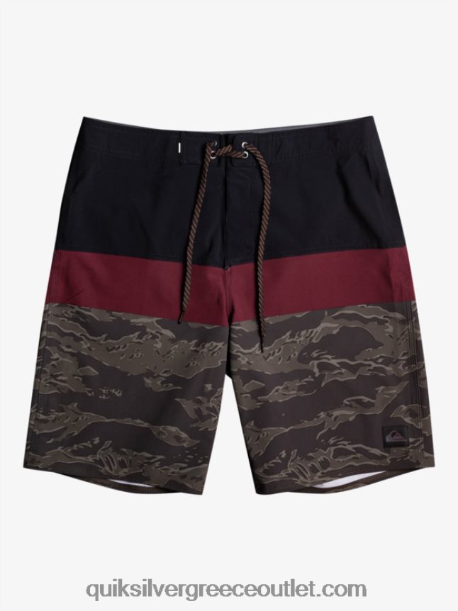 surfsilk panel 20 boardshorts Quiksilver άνδρες 66LP841785 μαύρος
