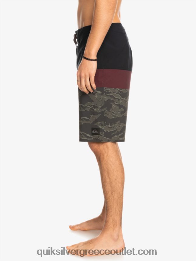 surfsilk panel 20 boardshorts Quiksilver άνδρες 66LP841785 μαύρος