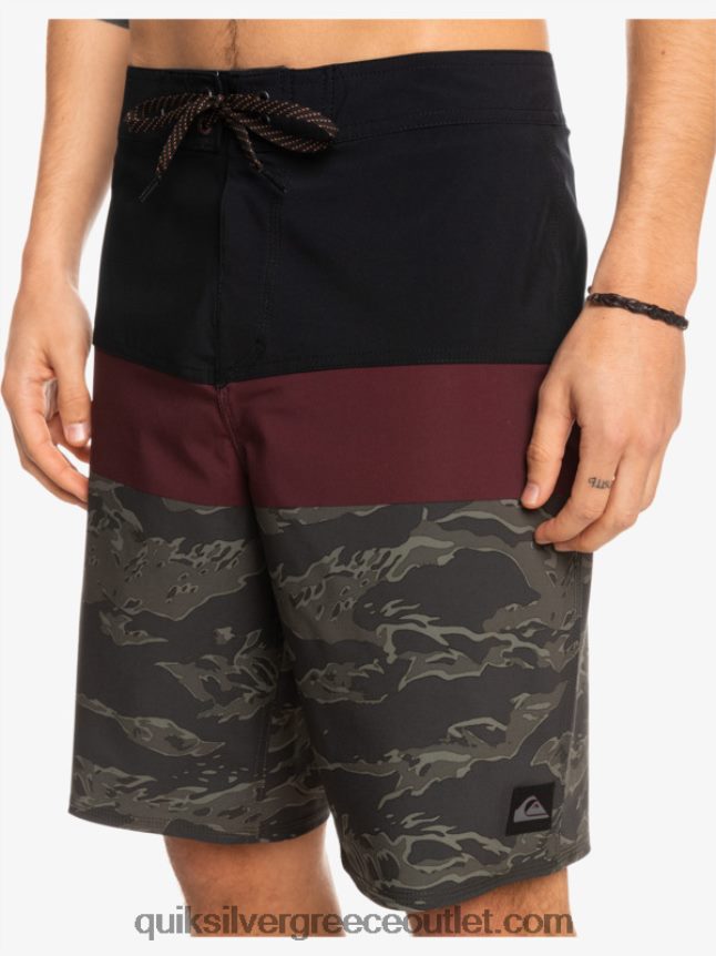 surfsilk panel 20 boardshorts Quiksilver άνδρες 66LP841785 μαύρος