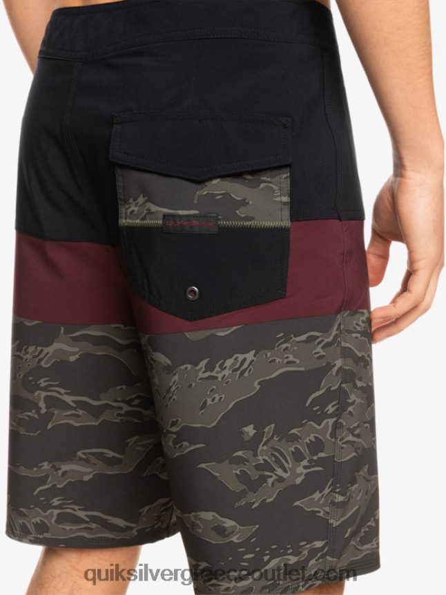surfsilk panel 20 boardshorts Quiksilver άνδρες 66LP841785 μαύρος