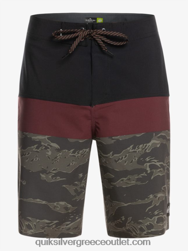 surfsilk panel 20 boardshorts Quiksilver άνδρες 66LP841785 μαύρος