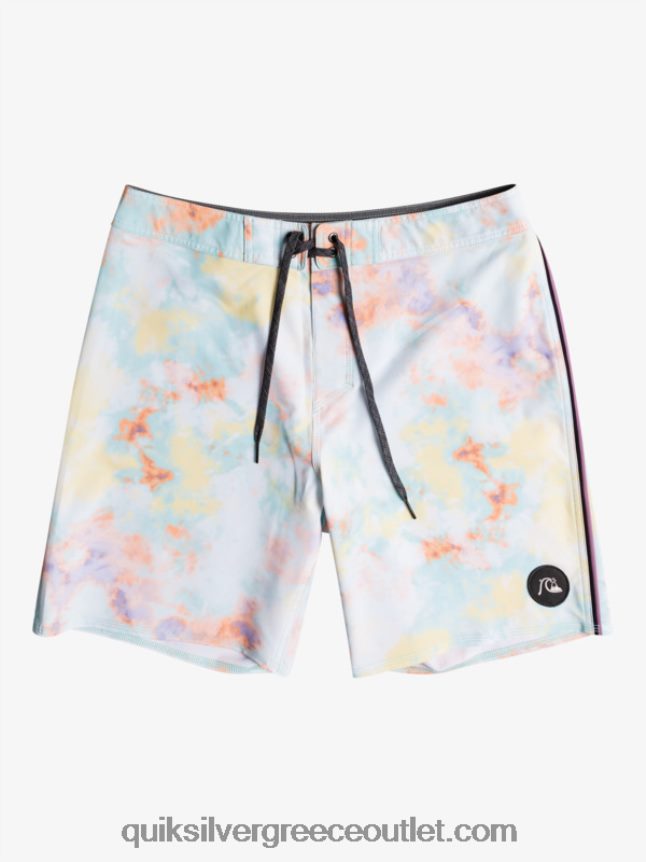 surfsilk pipeded 18 boardshorts Quiksilver άνδρες 66LP841749 άσπρο