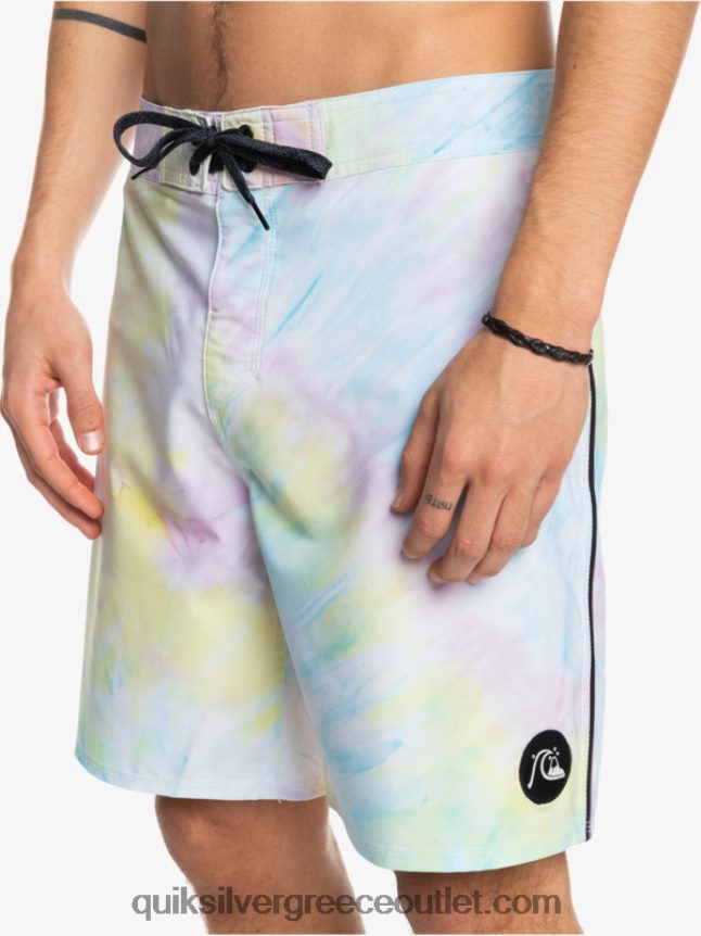 surfsilk pipeded 18 boardshorts Quiksilver άνδρες 66LP841749 άσπρο