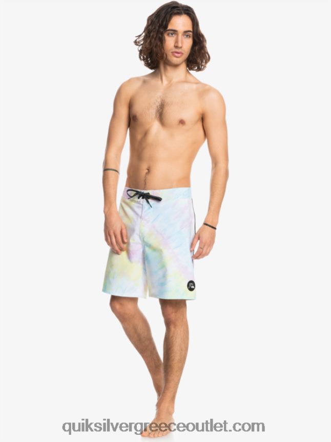 surfsilk pipeded 18 boardshorts Quiksilver άνδρες 66LP841749 άσπρο