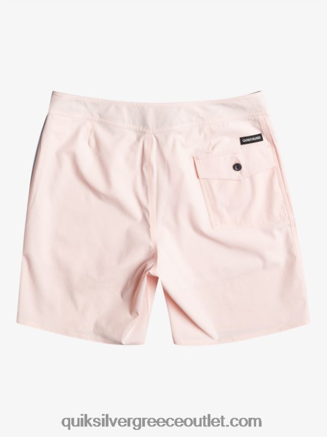 surfsilk pipeded 18 boardshorts Quiksilver άνδρες 66LP841751 ροζ με πέπλο