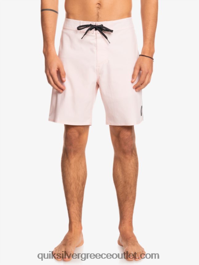 surfsilk pipeded 18 boardshorts Quiksilver άνδρες 66LP841751 ροζ με πέπλο