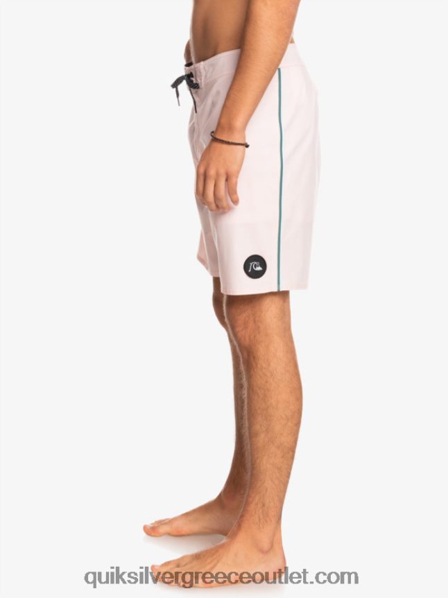 surfsilk pipeded 18 boardshorts Quiksilver άνδρες 66LP841751 ροζ με πέπλο