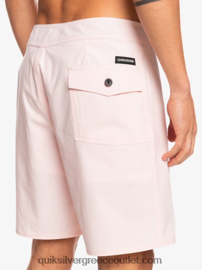 surfsilk pipeded 18 boardshorts Quiksilver άνδρες 66LP841751 ροζ με πέπλο