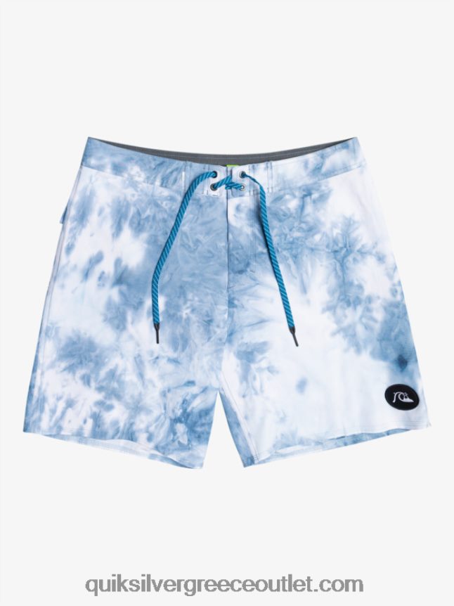 surfsilk pipeded 18 boardshorts Quiksilver άνδρες 66LP841752 θαλάσσιο λιμάνι