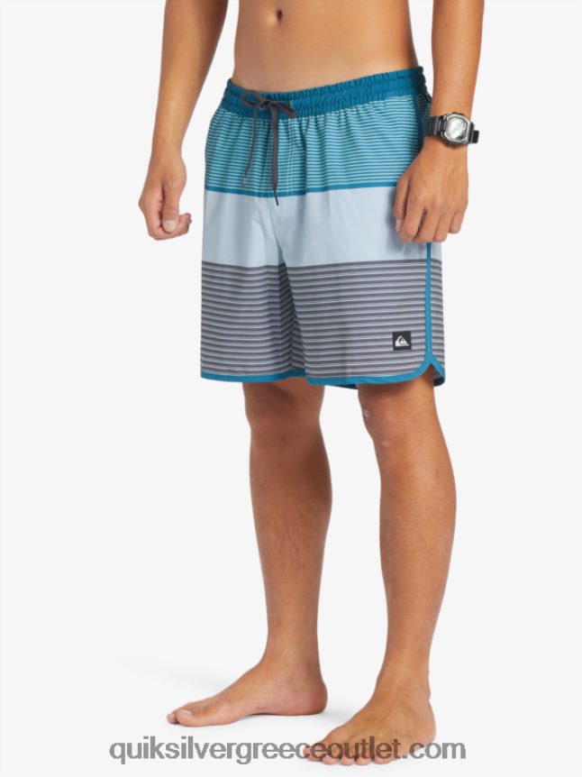 surfsilk tijuana 17 βόλια Quiksilver άνδρες 66LP84511 μαροκινό μπλε