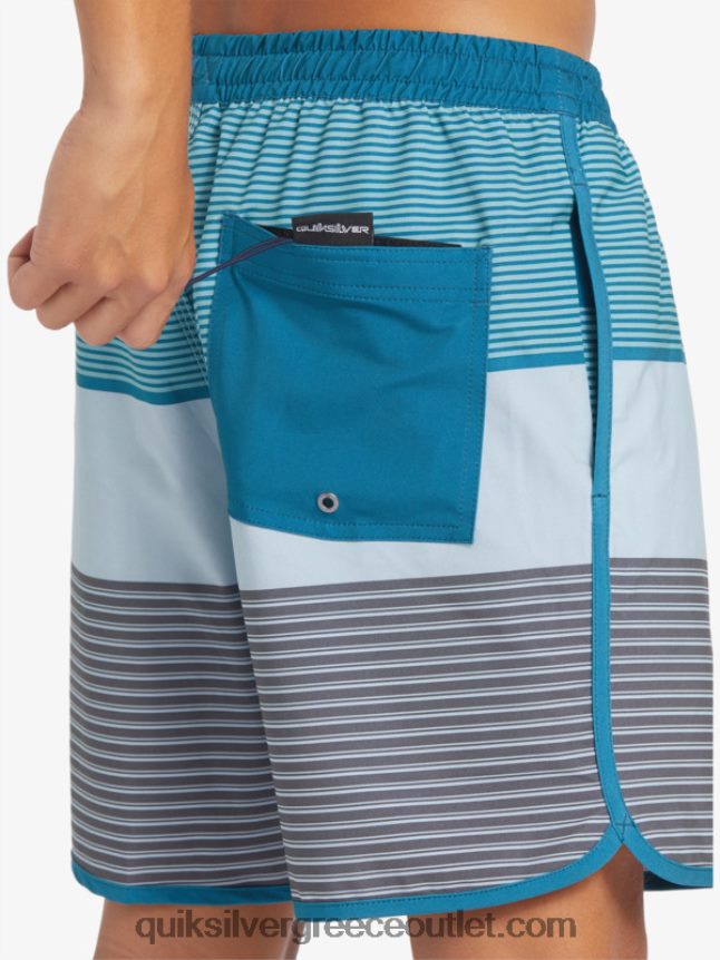 surfsilk tijuana 17 βόλια Quiksilver άνδρες 66LP84511 μαροκινό μπλε
