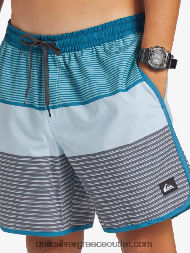 surfsilk tijuana 17 βόλια Quiksilver άνδρες 66LP84511 μαροκινό μπλε