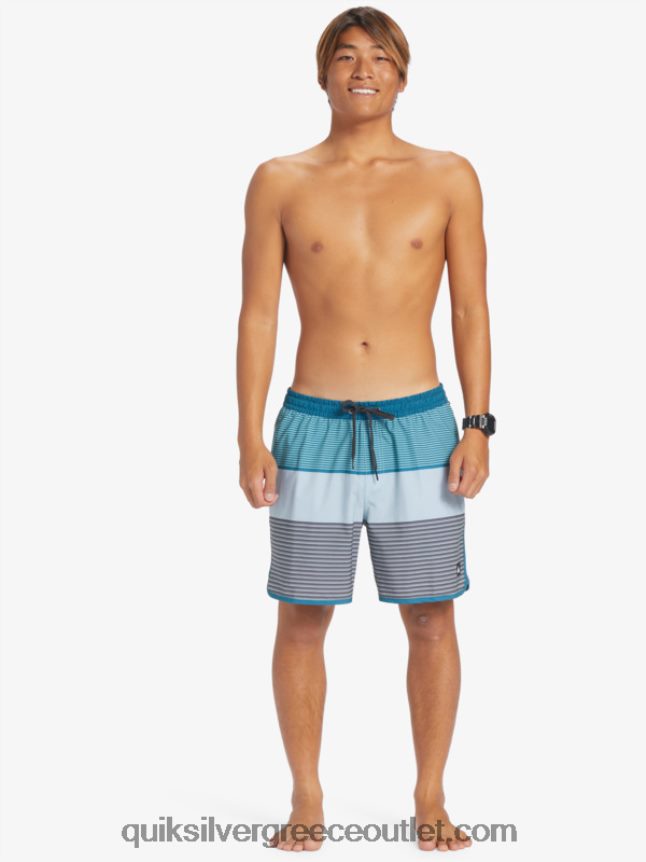 surfsilk tijuana 17 βόλια Quiksilver άνδρες 66LP84511 μαροκινό μπλε