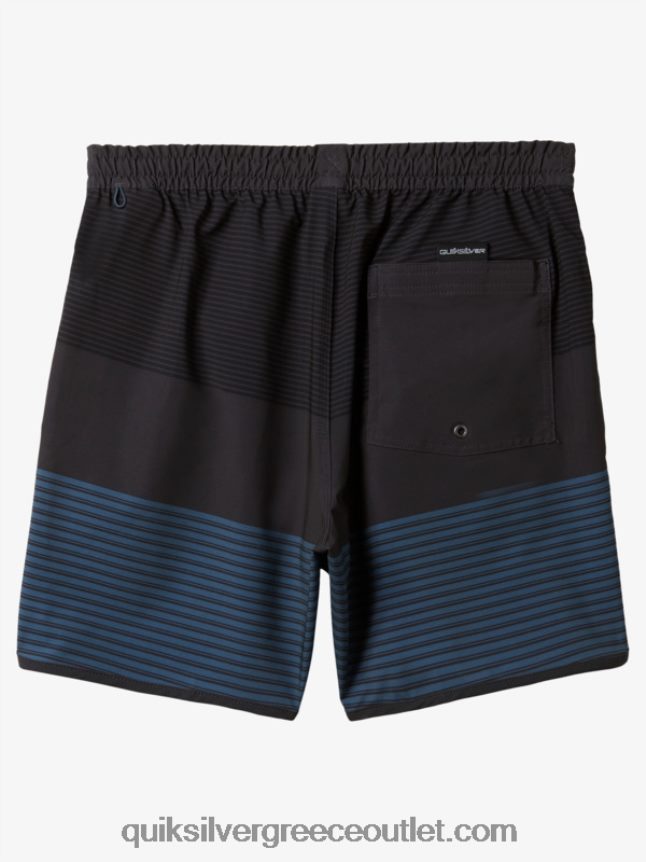 surfsilk tijuana 17 βόλια Quiksilver άνδρες 66LP84512 μαύρος