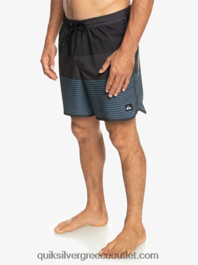 surfsilk tijuana 17 βόλια Quiksilver άνδρες 66LP84512 μαύρος